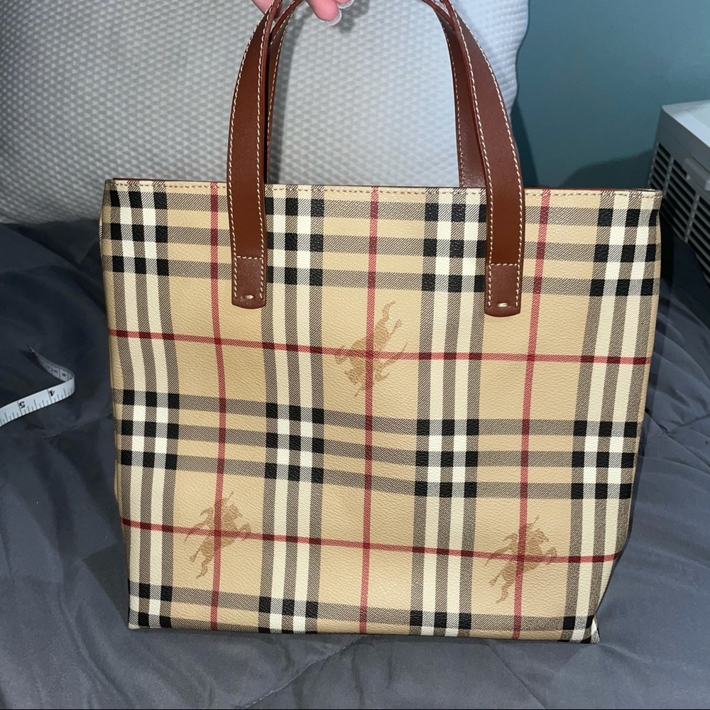 AUTHENTIC Burberry Tote Bag in Canvas